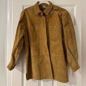 Vintage 100% Suede Shirt Jacket